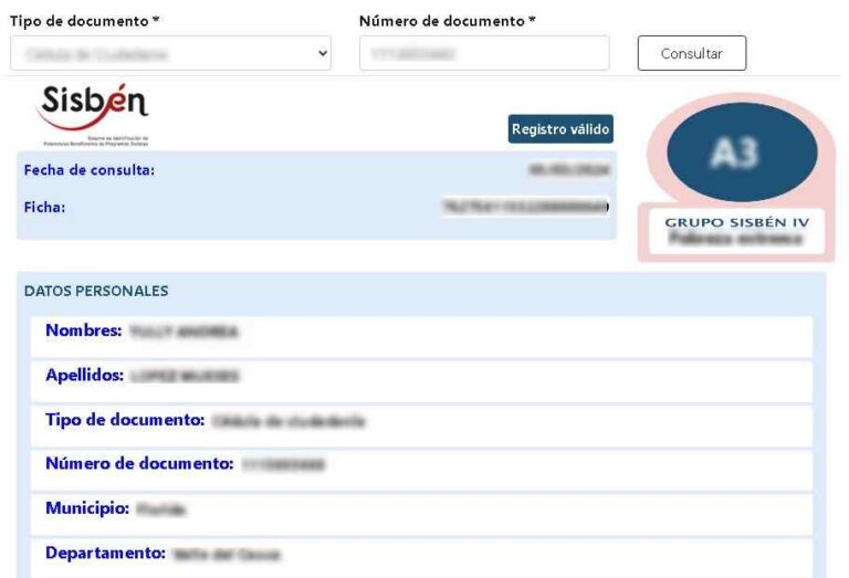 consulta tu grupo sisben florida valle e1709677811832